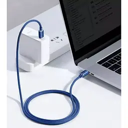 Кабель Baseus Crystal Shine Series Type-C to Type-C 100W 1.2m Blue (CAJY000603) [169525] - мініатюра 5