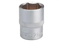 Головка торцева шестигранна Intertool 21мм x 1/2" матова - мініатюра 2