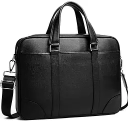 Сумка-портфель чоловіча шкіряна ділова Tiding Bag A25-9904A - мініатюра 1