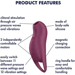 Вакуумний стимулятор Satisfyer Pocket Pro 1 - мініатюра 3