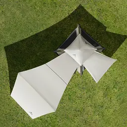Намет чотиримісний автоматичний надувний із тентом Naturehike Ango CNK2550WS017, сірий - мініатюра 6