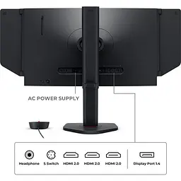 Монітор 24.1" BenQ ZOWIE XL2566X+ FHD TN 400Hz (9H.LMRLB.QBE) - мініатюра 9