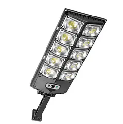 Вуличний світлодіодний 300 Led ліхтар із сонячною батареєю та датчиком руху прожектор із пультом Happy Home W789A-5 - мініатюра 4