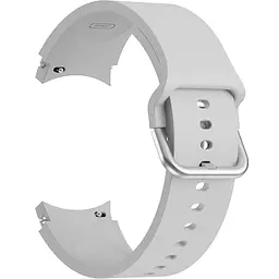 Ремінець силіконовий BeWatch Samsung Galaxy Watch 4/5/Pro SoftTouch Сірий (0139310) - мініатюра 2