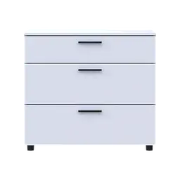 Комод Doros Торн Білий 3Ш 90х51.6х80 (41510157) - мініатюра 3