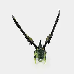 Іграшкові крила з динозавром "Dinosaur Wings" 65 см зі світловими ефектами та музикою іграшка динозавр на спину з рухомими лапами - мініатюра 5