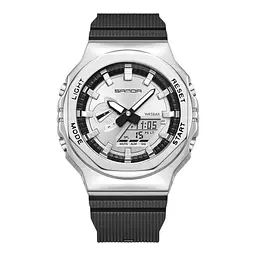 Наручний годинник чоловічий 3167 Silver Sanda acs0030940