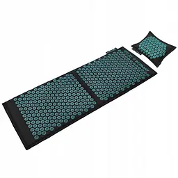 Килимок акупунктурний з подушкою 4FIZJO Eco Mat XL Аплікатор Кузнєцова 4FJ0514 Black/Blue (P-5907739317452) - мініатюра 6