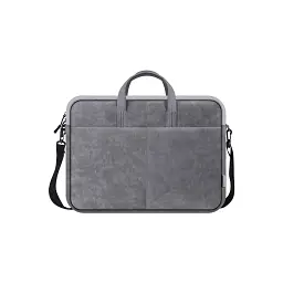 Сумка для ноутбука Defender 15.6" Solid PU gray (26088) - мініатюра 3