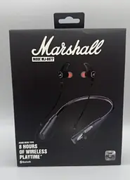 Бездротові навушники Marshall MJ-6977 Bluetooth 5.3 з мікрофоном LED дисплей чорні - мініатюра 3