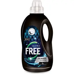 Гель для прання Free Pro Black для чорних і темних тканин (40 циклів), 2 л