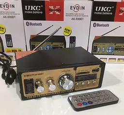 Підсилювач звуку з пультом Bluetooth 2х30 Вт. - мініатюра 6