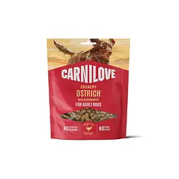 Ласощі для собак Carnilove Crunchy Snack Ostrich with Blackberries 200 г (8595602582587)