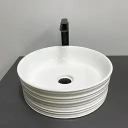 Умивальник VBI Larino white накладний VBI-012621, Білий