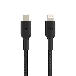 Кабель Belkin USB-C > Lightning заряджання/синхронізації 2м, 30Вт, Type-C, плетений, чорний teh0013728 - мініатюра 5