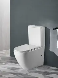 Унітаз-компакт Mixxus Premium Ellipse-0401-T1 630x390x840 мм, система змиву Tornado 1.0 MP6467, Білий - мініатюра 2