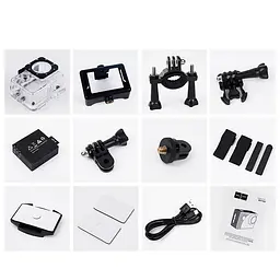 Екшен камера Hoco DV100 sports camera Black - мініатюра 9