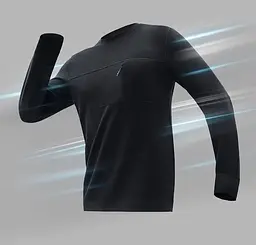 Термокофта Naturehike NH22NY009 XXL Чорний (1047-6927595705360) - мініатюра 2