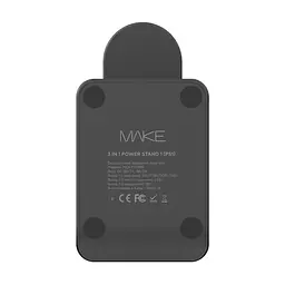 Бездротовий зарядний пристрій Make 3в1 15W PS1 - мініатюра 5