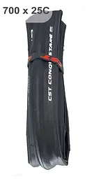 Покришка складна велосипедна CST CONQUISTARE C1761 dual EPS shielding 28" (700x25C) слік корд 60 TPI (G0001353) - мініатюра 4