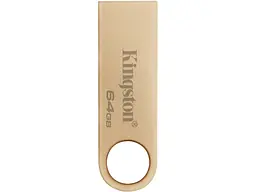 Флешка Kingston 64 GB DataTraveler SE9 Gen 3 Gold (DTSE9G3/64GB) - мініатюра 3