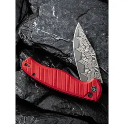 Ніж Civivi Stormhowl Damascus Red Aluminum (C23040B-DS1) - мініатюра 12