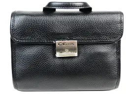 Чоловіча шкіряна барсетка Giorgio Ferretti 18,5х14х11 см acs0023689 - мініатюра 3