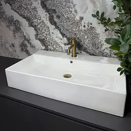 Умивальник VBI Rutino підвісний 81x46 см white VBI-017603 - мініатюра 3