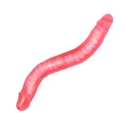 Двосторонній фалоімітатор - Double Dong Pink, 14" - мініатюра 4