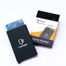 Картхолдер CoolWallet із захистом RFID, Чорний