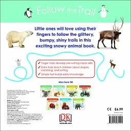 Follow the Trail. Winter Wonderland. Take a Peek! Fun Finger Trails! - мініатюра 2