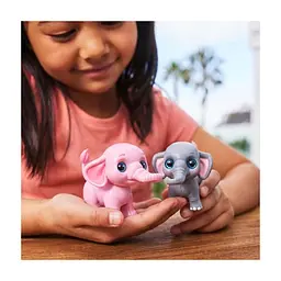 Інтерактивна іграшка Pets & Robo Alive Mama & Baby Surprise S1 Мама слониха з сюрпризом (9570) - мініатюра 6