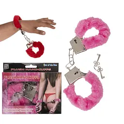 Наручники Plush Handcuffs With Keys рожеві - мініатюра 1