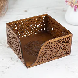 Дерев'яна серветниця VANZA SPLASH walnut - M (17.5 см) - мініатюра 4