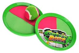 Ігровий набір для активної гри з м'ячем-липучкою CATCH BALL 750-2CH р.19,5*19,5*8см