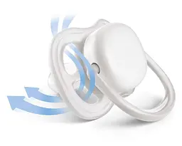 Пустушка Philips Avent Ultra Air з декором, 6-18 міс, 2 шт. (SCF343/22) - мініатюра 5