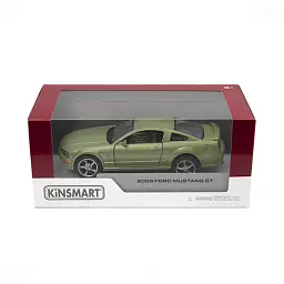 Металева інерційна легкова модель Ford Mustang GT 2006 5", відкриваються двері (В асортименті) - мініатюра 2