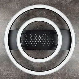 Світильник LED smart KENZO-R+пульт 85W 3000-5000K IP20 круг чорний Violux ( 220665 ) - мініатюра 3