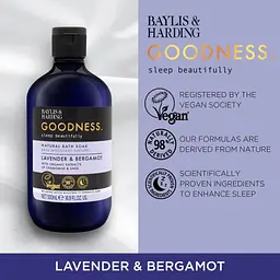 Піна для ванни Baylis & Harding Goodness Sleep Lavender and Bergamot 500 мл - мініатюра 2