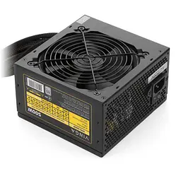 Блок живлення Vinga 500W 80+ (VPS-500P) Black Б/в