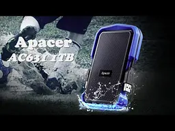 Зовнішній жорсткий диск Apacer USB 2.5" 1 TB USB3.1 AC631 AP1TBAC631U-1 чорно-синій - мініатюра 4