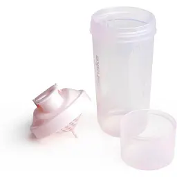 Шейкер спортивний Smart Shake Slim Cotton Pink Light Lavendel 500 мл - мініатюра 3