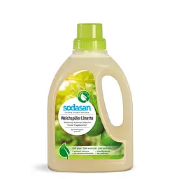 Органічний пом'якшувач /ополіскувач тканин Fabric Softener Лайм для швидкого прасування SODASAN 0,75 л
