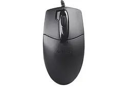 Миша A4Tech OP-730D USB чорна, оптична