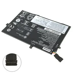 Батарея для ноутбука Lenovo L17L3P52 (ThinkPad L490, L580, L590, E490, E590) 11.1V 4050 mAh 45Wh Black (01AV463) - мініатюра 2