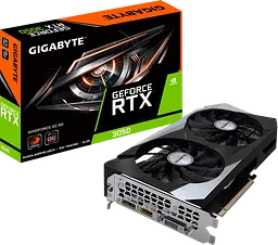 Відеокарта GeForce RTX 3050 8GB Gigabyte WindForce OC V2 (GV-N3050WF2OCV2-8GD)