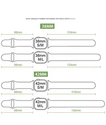 Ремінець силіконовий ANbeauty Apple Watch 38/40/41 мм Білий (AN0103078) - мініатюра 3