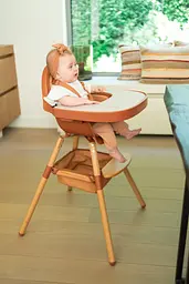 Кошик для речей до стільця для годування Childhome Evolu, коричневий (CHEVOBASLB) - мініатюра 4