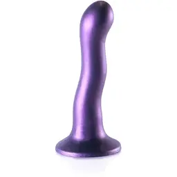 Фалоімітатор Ouch! Curvy G-Spot Dildo 7'' 17 cm (фіолетовий)