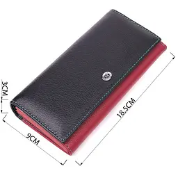 Місткий гаманець для прекрасних жінок із натуральної шкіри ST Leather 22517 різнокольоровий - мініатюра 7